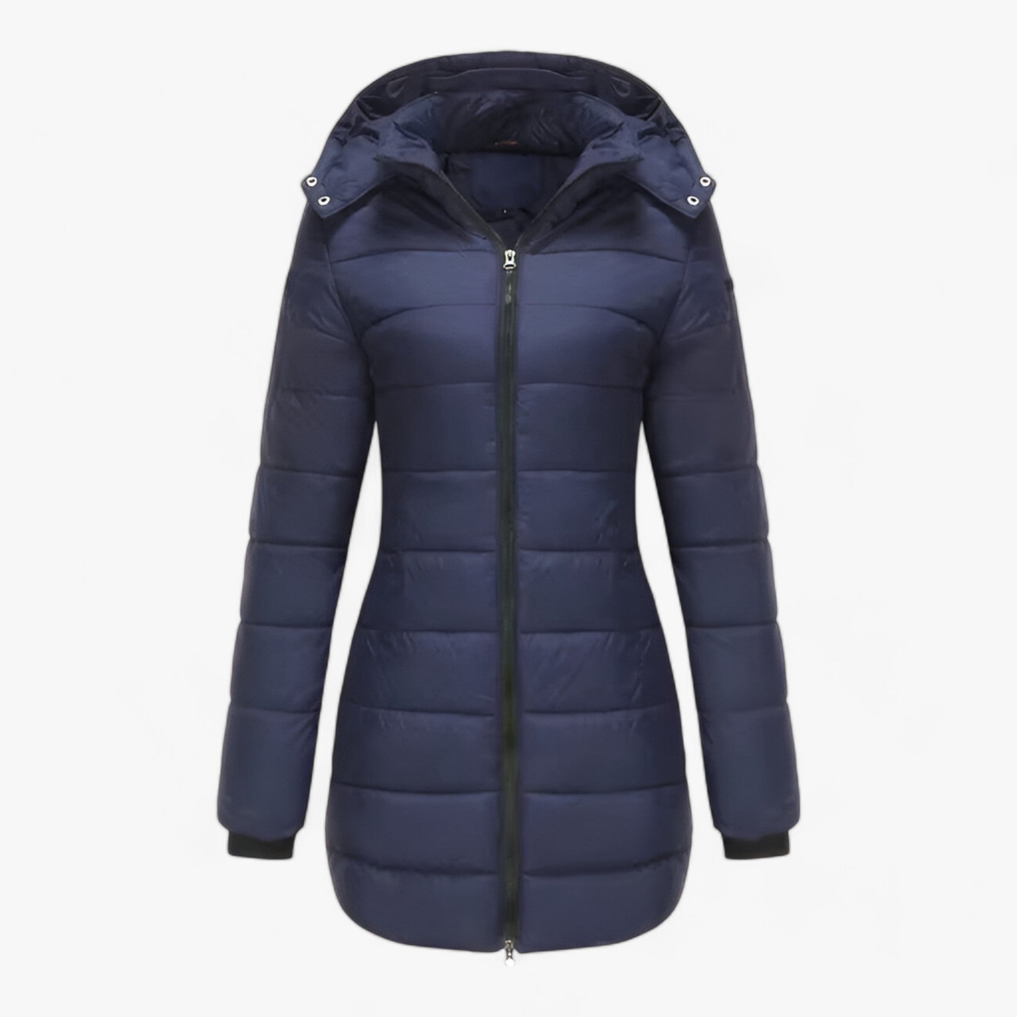 Elena | Parka Lunga con Cappuccio - Calore Estremo per l'Inverno - Blu scuro - Autumn And Winter winter jacket Winter jacket men Winter jacket women - Concept Palermo