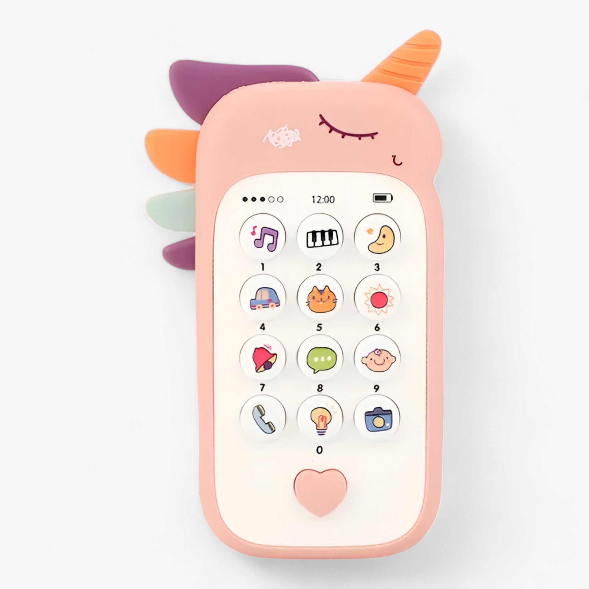 Alex | Telefono Interattivo per Bambini - Melodie Rilassanti e Divertimento Assicurato! - Unicorno-Rosa - toys TOYS AND GAMES toys for kids - Concept Palermo