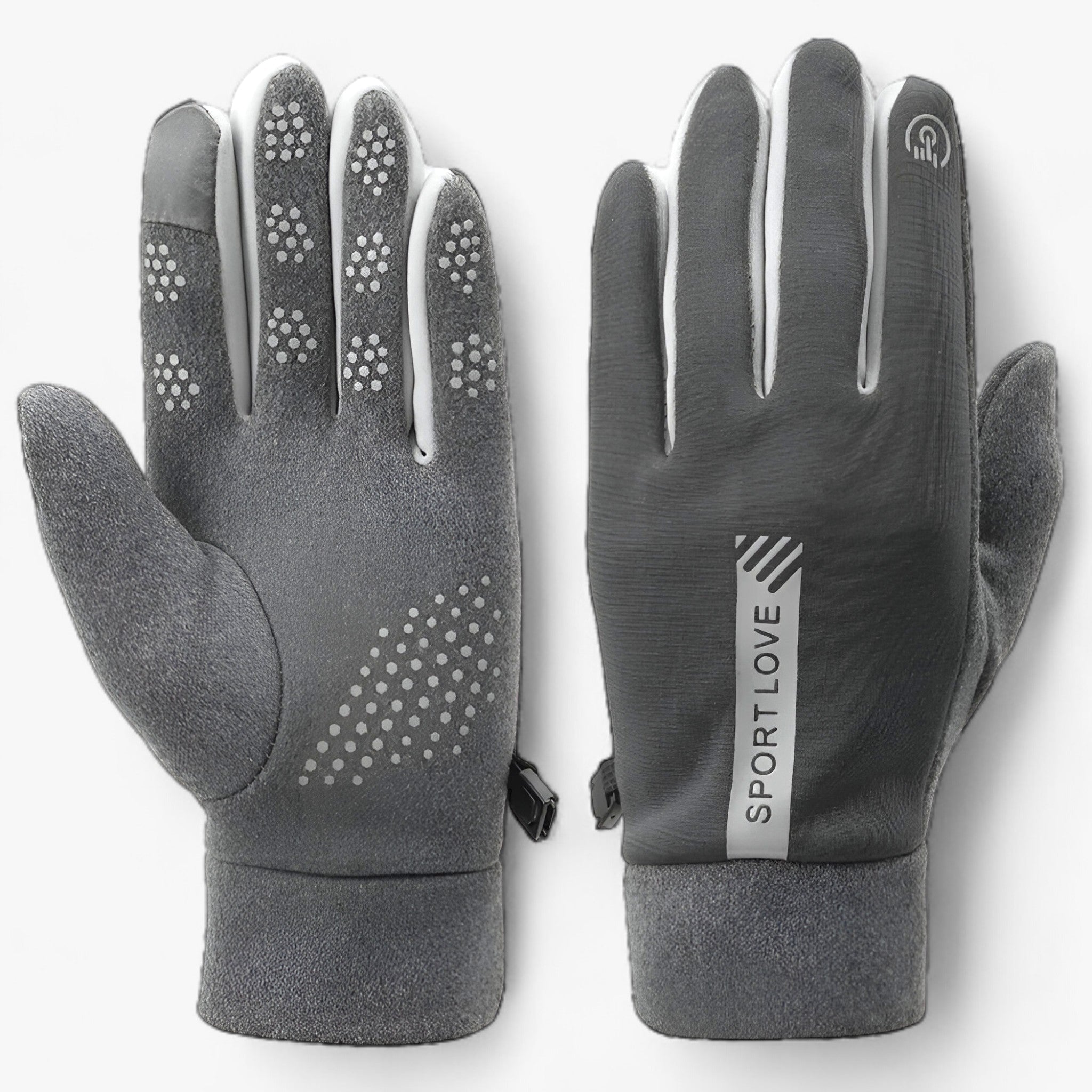 GlacierGuard | Guanti invernali: protezione calda e impermeabile - Grigio (Uomini) - - Concept Palermo