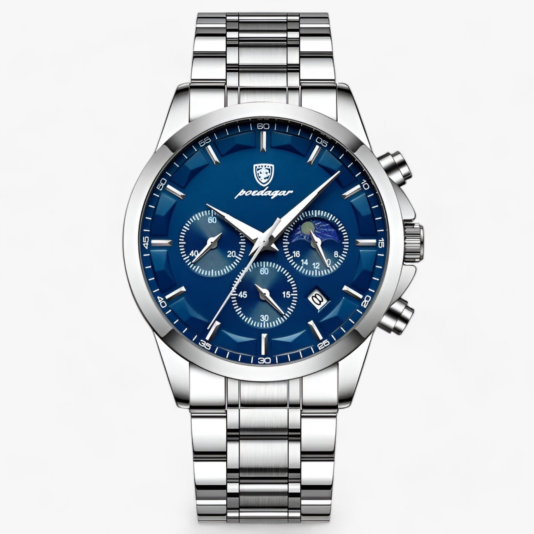 ALEXANDER | Orologio da Uomo - Eleganza e Precisione - Argento Blu S - - Concept Palermo