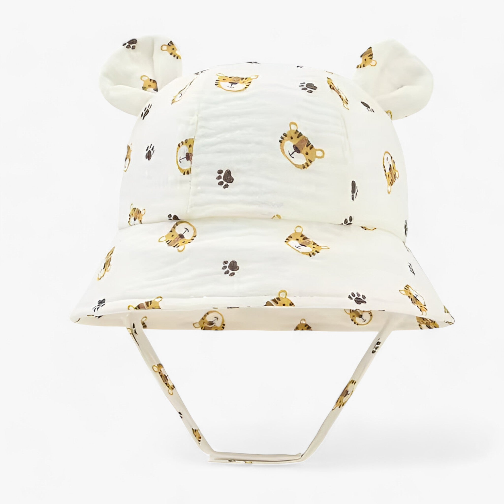 Adele | Charmante Cappello da Sole per Bambino - Ideale per Proteggere durante le Avventure all'Aperto - Tigre J - baby hat hat for baby Sun Hats - Concept Palermo