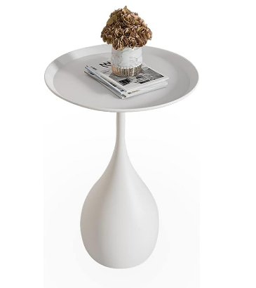Tavolo Rotondo in Metallo con Base - Tavolino Medievale in Stile Moderno - - end tables home side table table - Concept Palermo