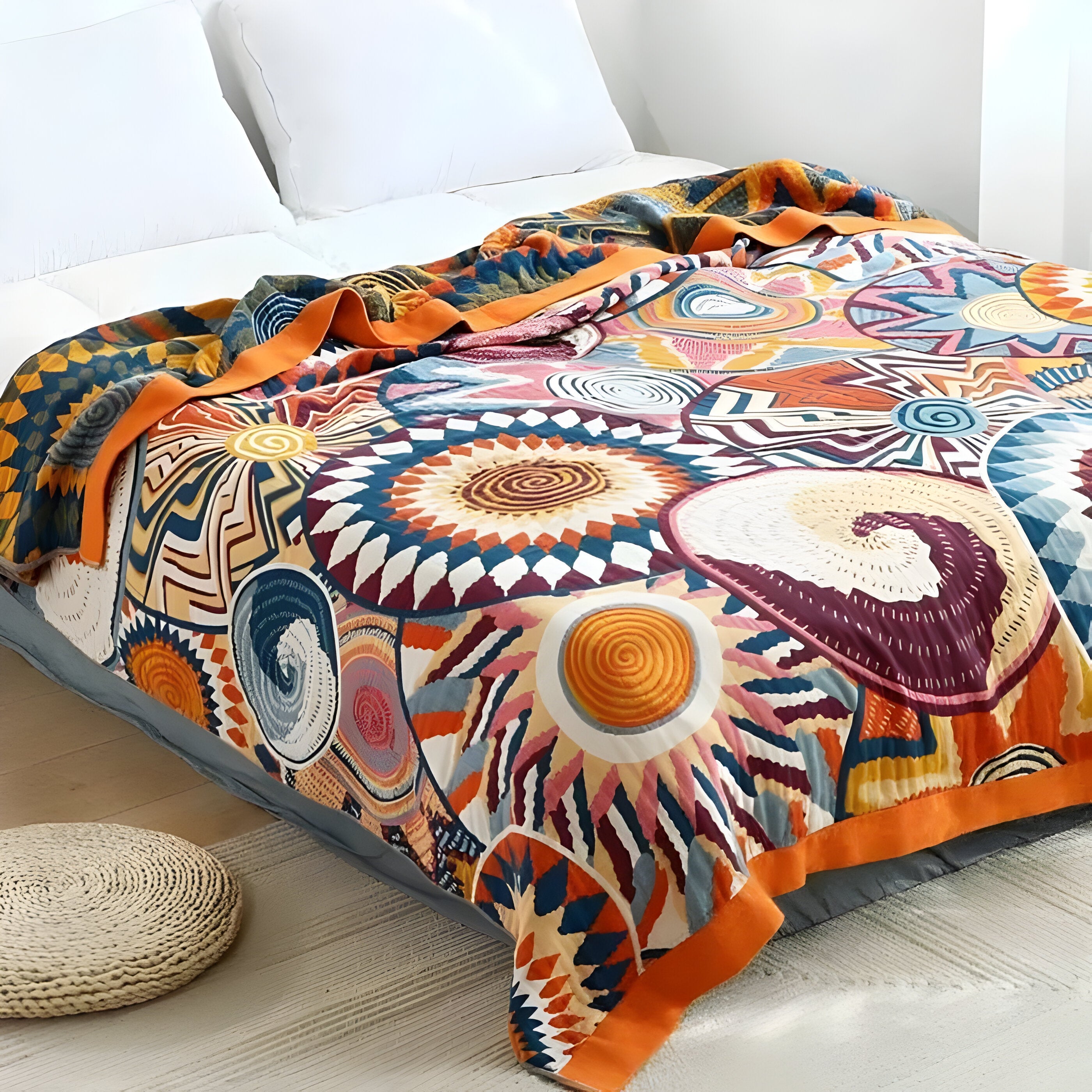 Maja-copriletto | Allegro e lussuoso! - - Blanket Blankets - Concept Palermo
