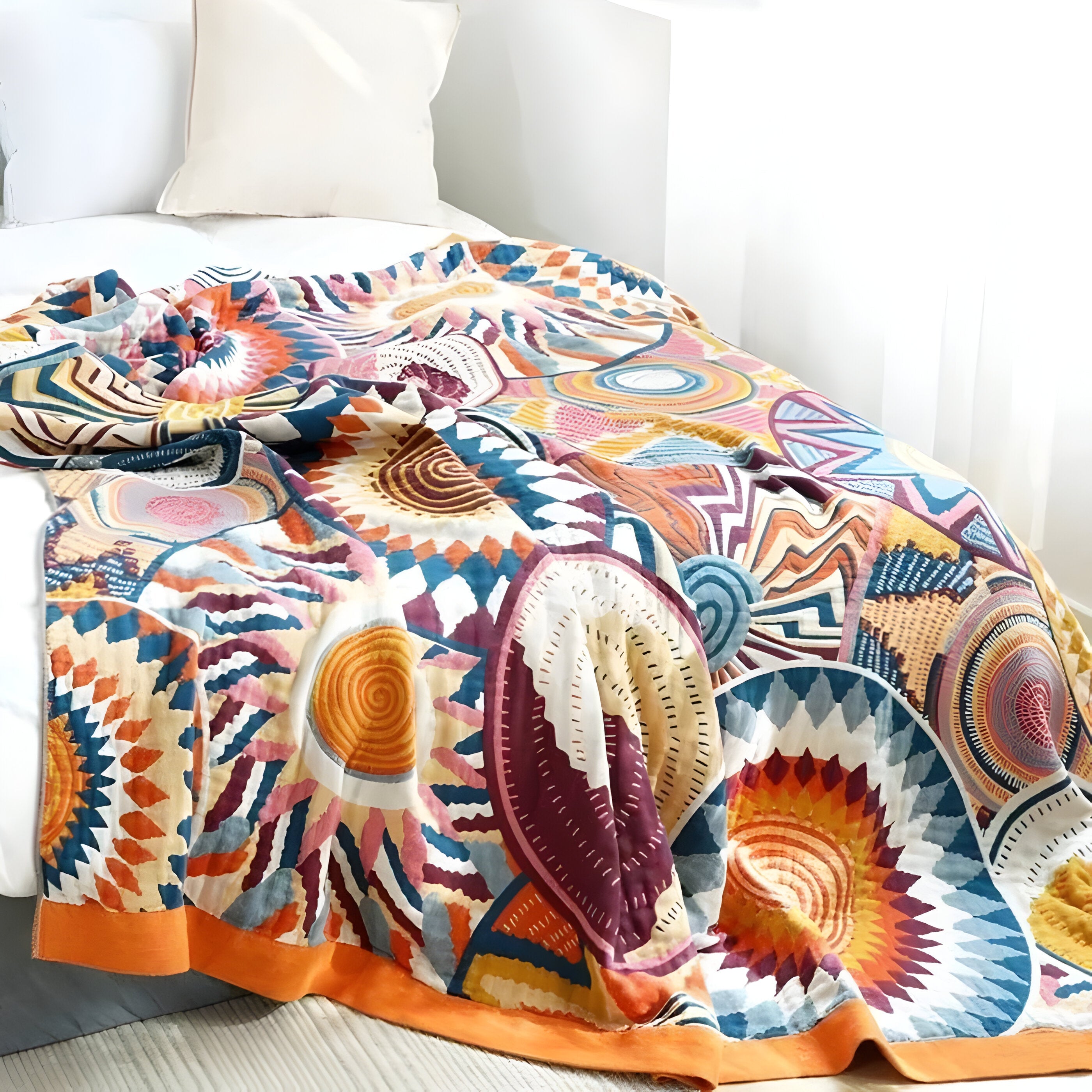 Maja-copriletto | Allegro e lussuoso! - - Blanket Blankets - Concept Palermo