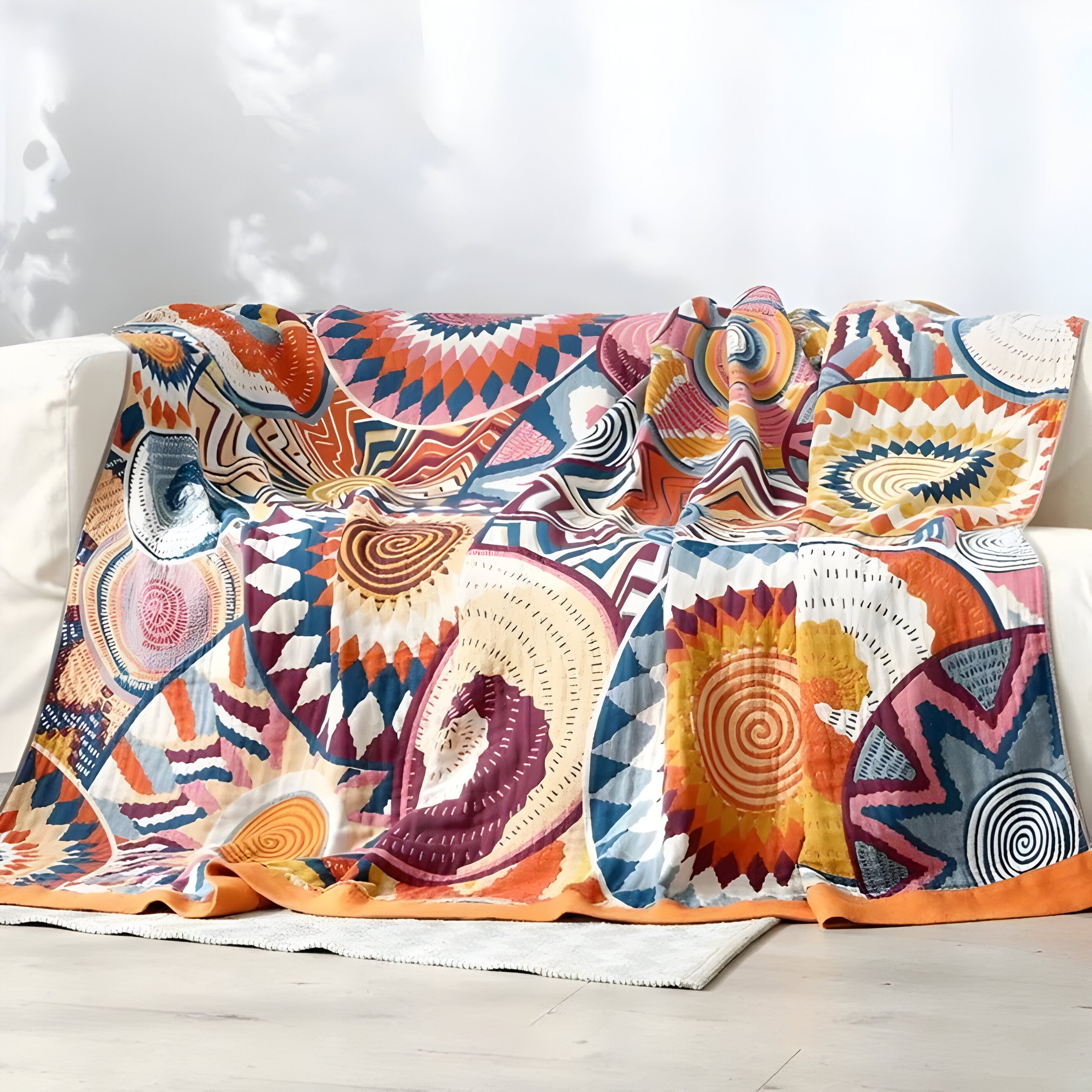 Maja-copriletto | Allegro e lussuoso! - - Blanket Blankets - Concept Palermo