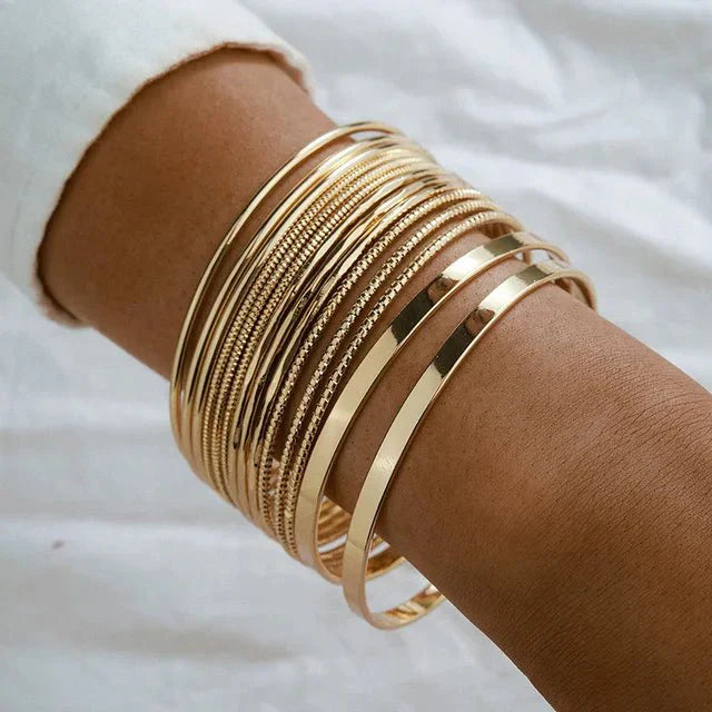 Tocona Punk Bracciali dorati per donna - Oro - bracelet jewelry - Concept Palermo