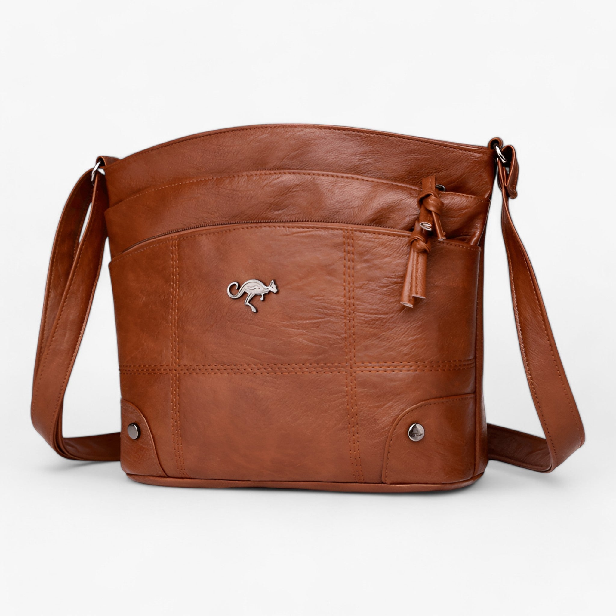 Toli™ - Borsa a tracolla in pelle vintage - - Old (Google) old_google - Concept Palermo