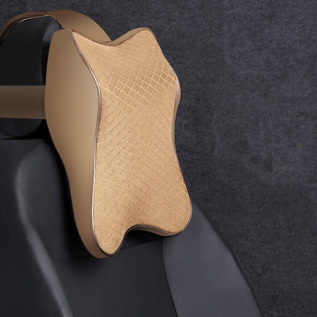 Cuscino in schiuma memory | Allevia la testa, il collo e le spalle - Beige chiaro - car interior accessory - Concept Palermo
