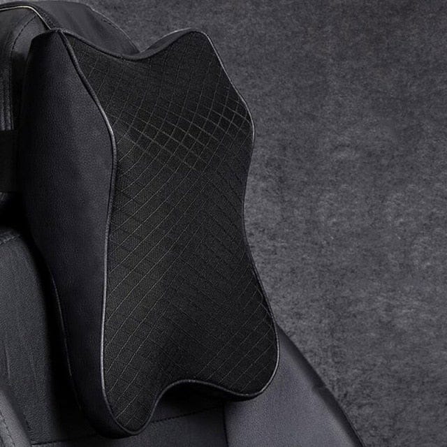Cuscino in schiuma memory | Allevia la testa, il collo e le spalle - Nero chiaro - car interior accessory - Concept Palermo