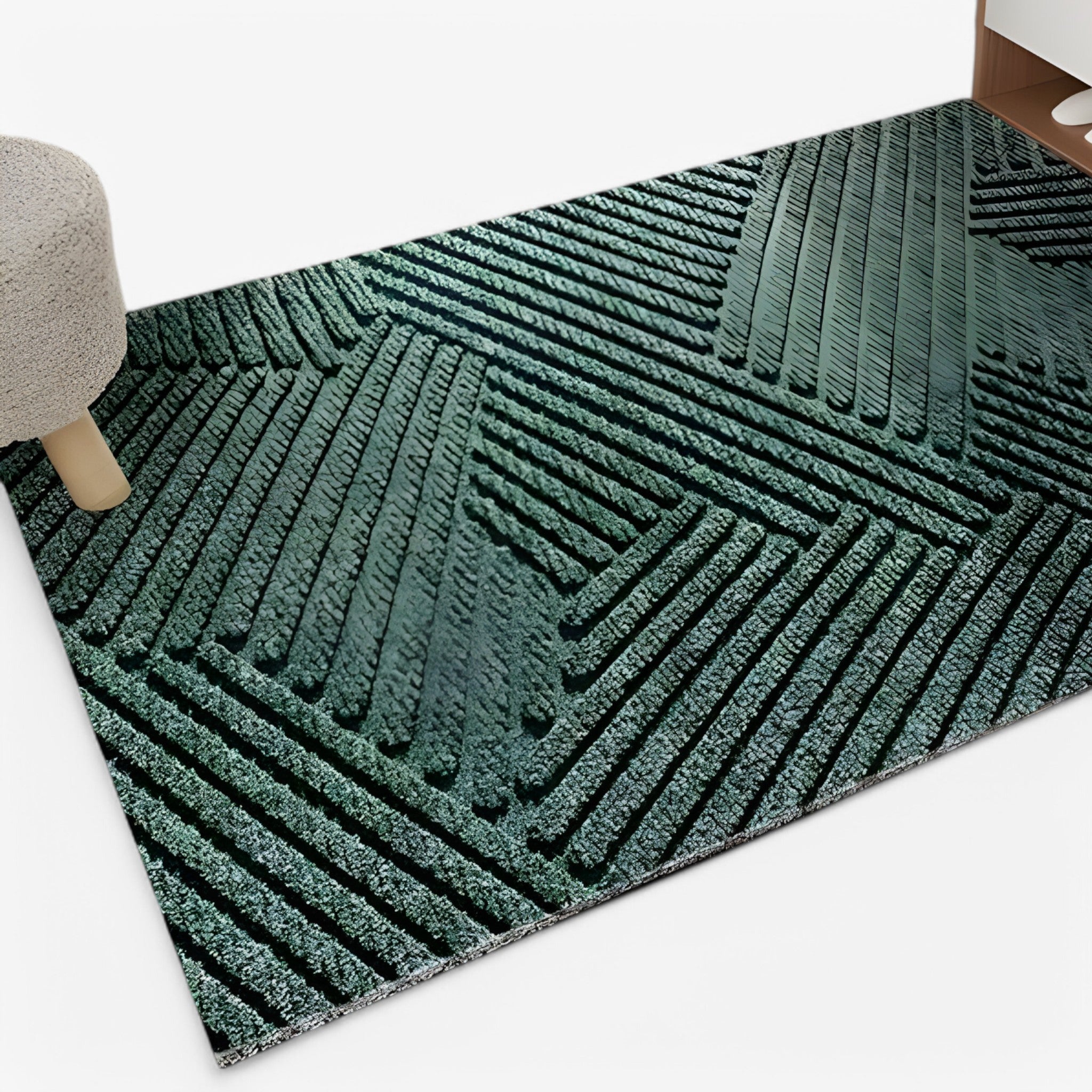 Anker - Moderno zerbino antiscivolo - Verde - - Concept Palermo
