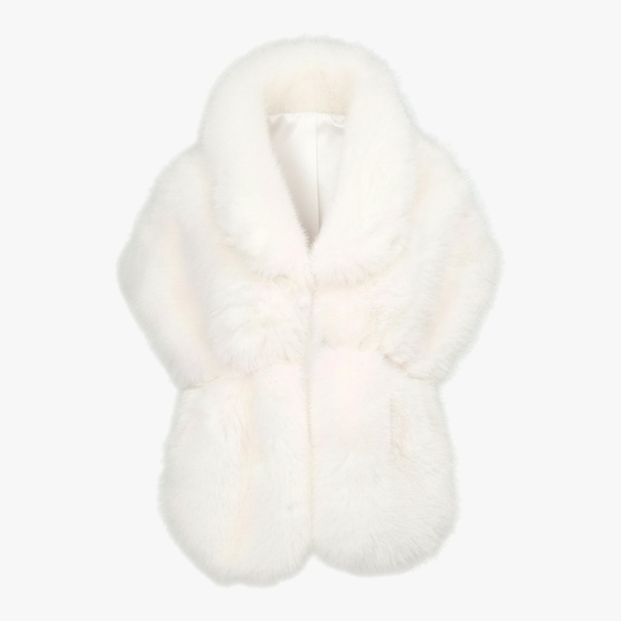 Amanda | Sciarpa Donna Elegante in Pelliccia - Bianco - accessori moda calore donne eleganza fashion inverno lusso pelliccia sciarpa sciarpa di pelliccia - Concept Palermo
