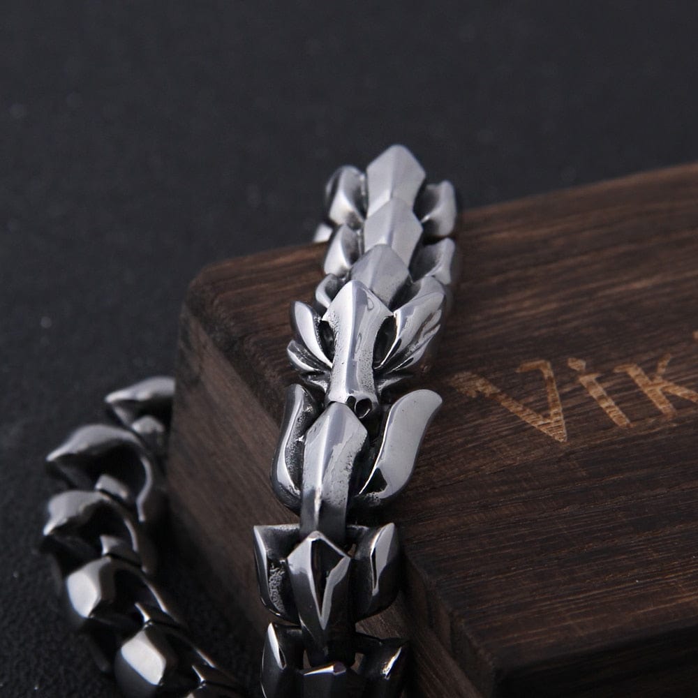 Bracciale vintage Ouroboros di Viking - - 5.039 new_for_google - Concept Palermo