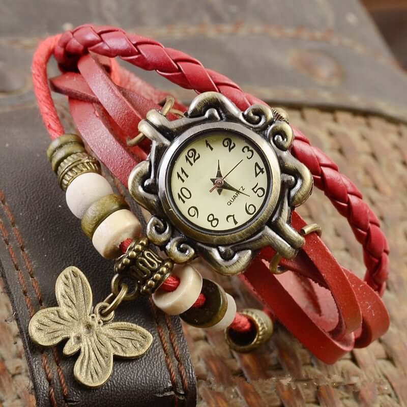 Orologio da polso vintage - Rosso - bracelet Horloges watch watches - Concept Palermo