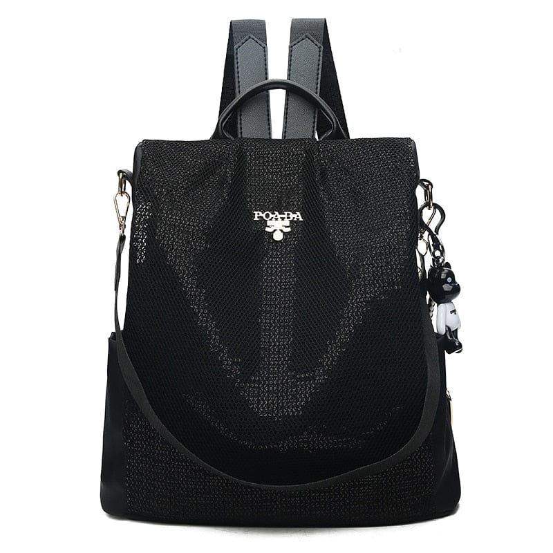 Zaino impermeabile antifurto - Paillettes nere - Backpacks Travel Essentials - Concept Palermo