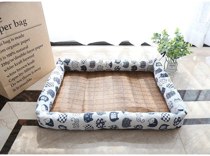 Tappetino rinfrescante estivo per animali domestici - quadrato multicolore raffreddante - - cooling bed for pets pet bed pet beds - Concept Palermo